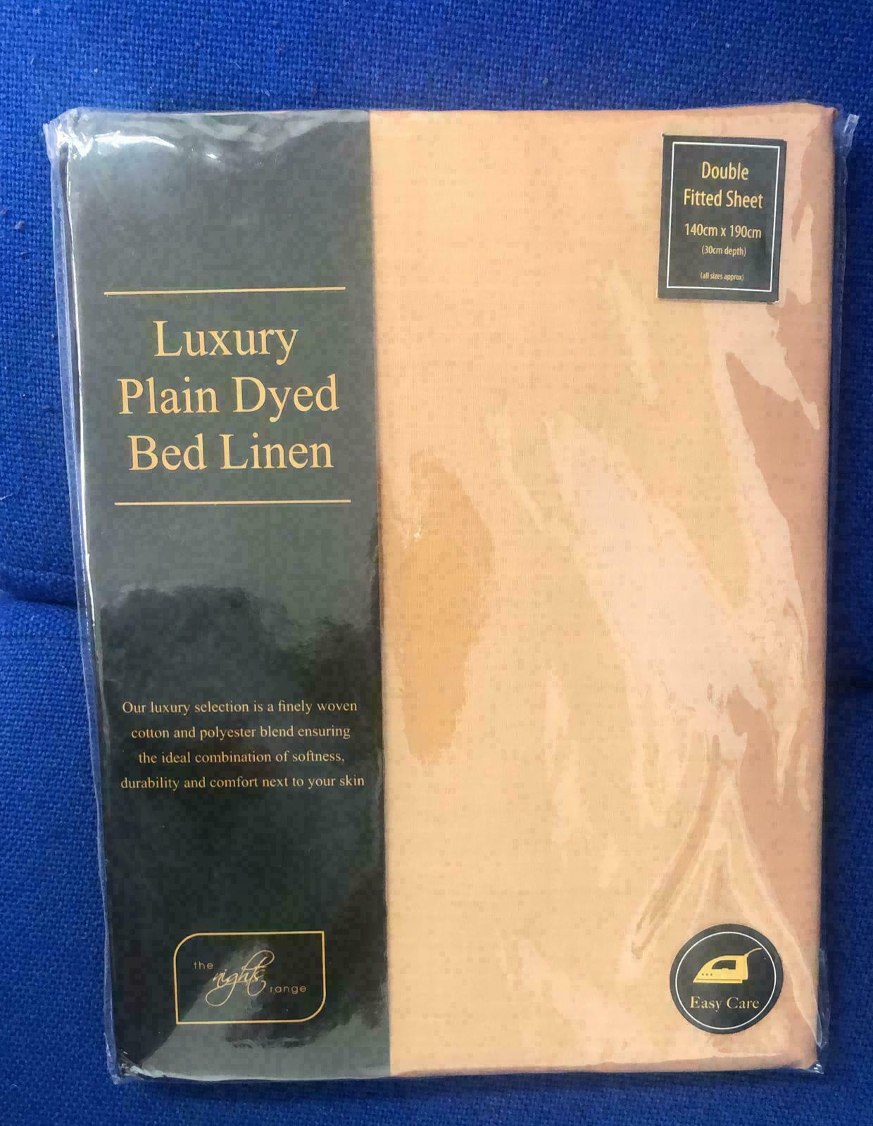 Full Fitted Sheet Bed Sheets 100 Poly Cotton Single Double King Super