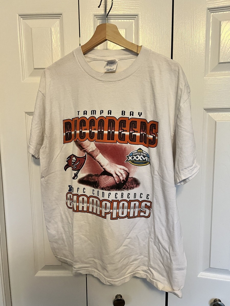 Vintage Tampa Bay Buccaneers T-Shirt NFL Super Bowl XXXVII NFC