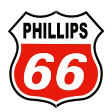 Phillips 66 Metal Sign 16x16