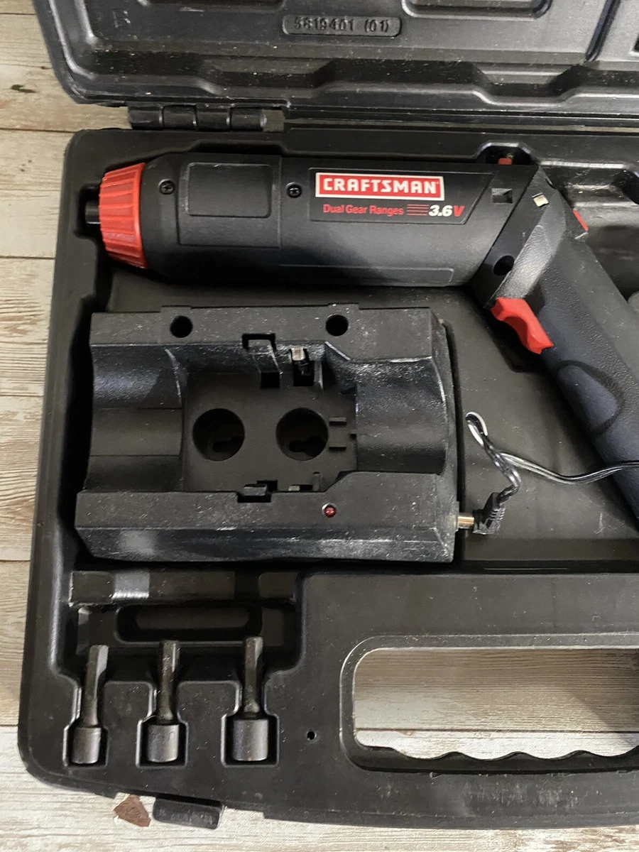 Sears Craftsman Cordless Screwdriver Drill 3.6V 315.111690 Complete w Charger