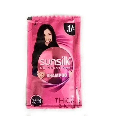 PINK SUNSILK THICK & LONG SHAMPOO SACHET-PACK OF 30 FREE SHIPPING USPS - Image 3 of 4