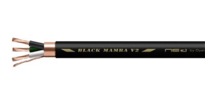 OYAIDE BLACK MAMBA V2 Audio Power Cable 1.0m Units 102SSC+OFC Three-Core New