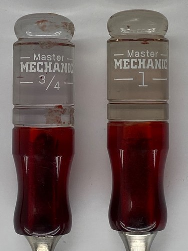 Vintage Master Mechanic Wood Chisel SET 1” & 3/4” Woodworking Tools LOT OF 2 - Picture 5 of 8