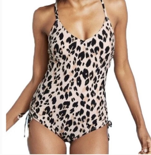 full coverage leopard print swimsuit