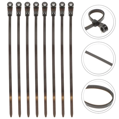 100 Pcs Simple Cable Zip Tie Mount Cable Tie Home Fixing Binding