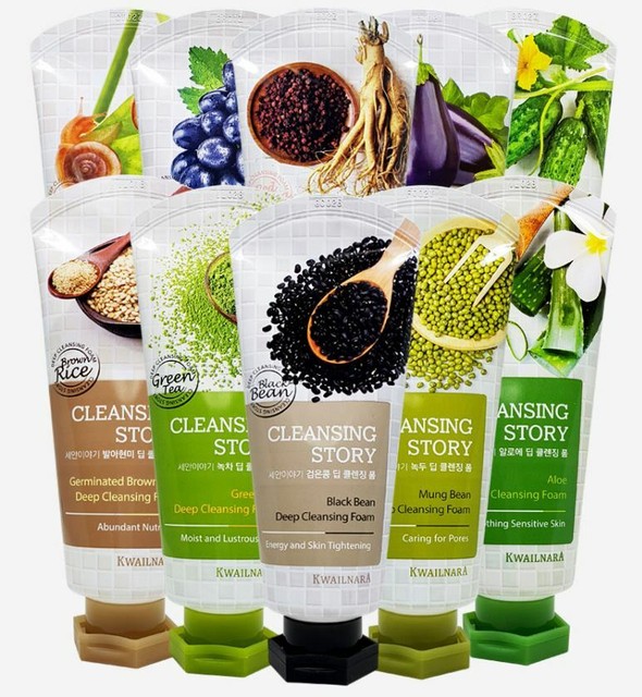 grape seed deep cleansing foam