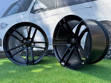 4 x 20 Inch 5x115 Widebody Style Black Half Matt Wheels: Fits For Dodge Hellcat