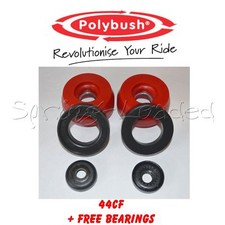 Polybush Strut Top Mounts -10mm for VW POLO (6R,6C) 1.4 GTI HatchBack 05/2010-On