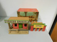 Hausser Elastolin 70mm Western Evening Chronicle  Wood late 1950s Boxed RARE