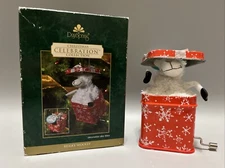 DaySpring Christmas Ornament 2005 Really Woolly Sheep Jack in the Box