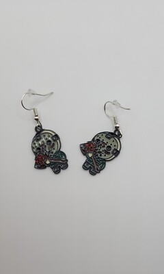 Baby Jason with Axe Friday the 13th Cute Earrings 