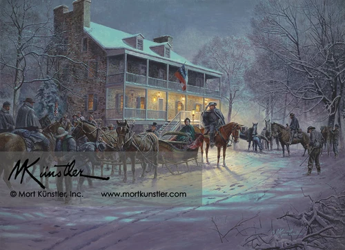 Brief Encounter, Kunstler Limited Edition Print, Civil War, New