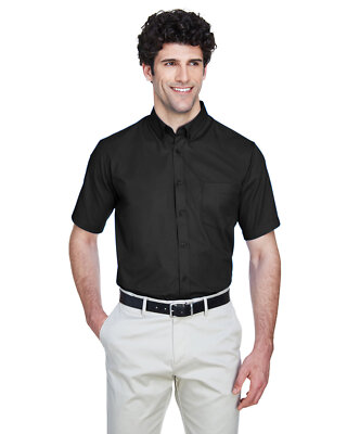 CORE365 88194 Mens UV Protection Performance Optimum Short Sleeve Twill Shirt
