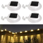  LED Solar Powered Gutter Light Outdoor/Garden/Yard/Wall/Fence/Pathway Lamp