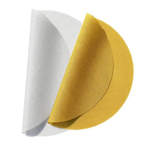 Round Woven Placemat Pads Bowl Cup Coaster Non-Slip Heat Insulation Table Mat - Picture 3 of 10