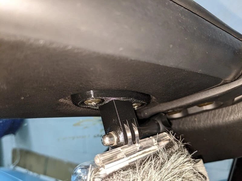 Miata Visor GoPro Mount 1990 - 2005 (impreso en 3D) Foto 3 de 4