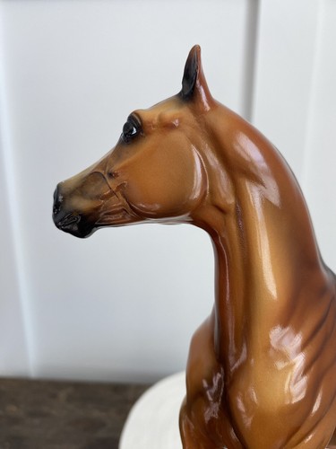 1999 Peter Stone Co. CMW Dark Western Horse 12" Long NICE! - Picture 4 of 9