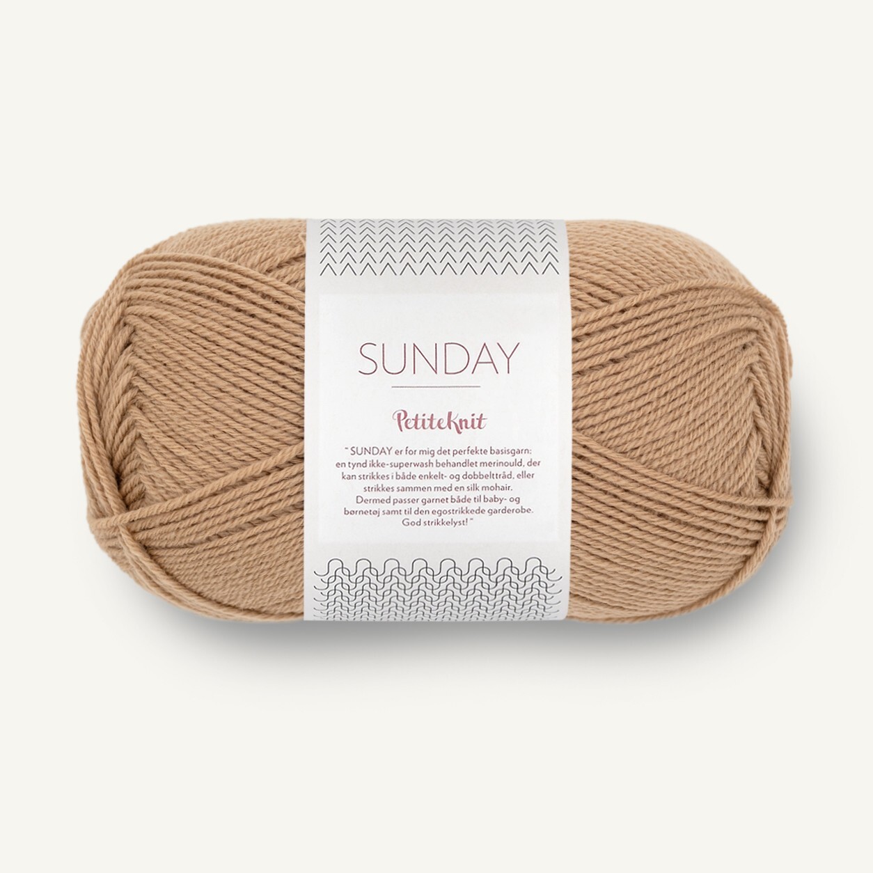 Petiteknit Sunday by Sandnes Garn - Camel (2542) - 50 g / approx. 235 m Wool