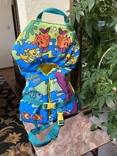 STEARNS SPLASH ZONE Child Kids Swim Aid Near-Shore Bouyant Vest 30-50 lbs Fish