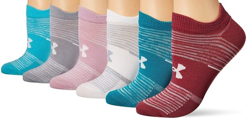 Under Armour Women's Essential 2.0 No Show Socks (6 Pairs) - 第 20/23 張圖片