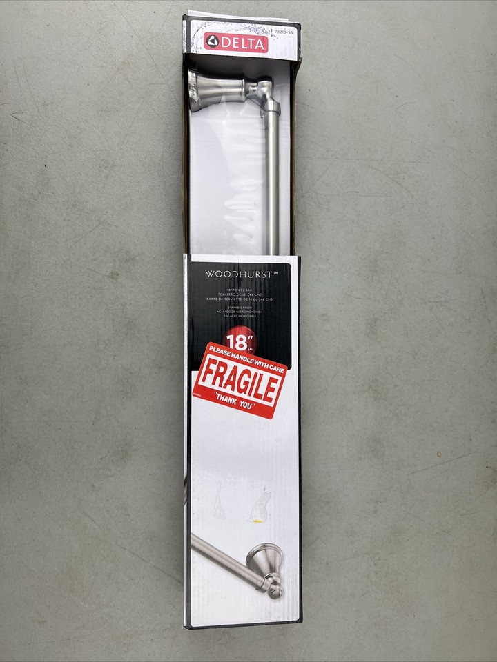 Delta Woodhurst 18" Towel Bar 73218SS, Brilliance Stainless eBay