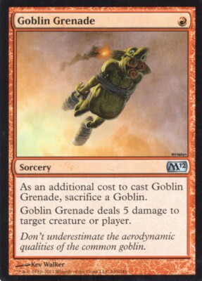 GOBLIN GRENADE 140/249 M12 CORE SET 2012 MTG MAGIC NM (yourdeckbuilder