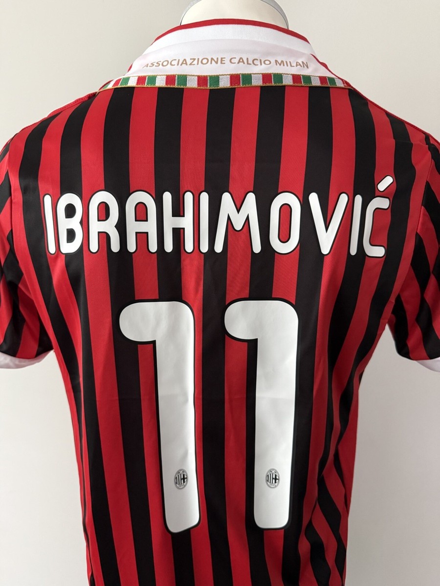 Zlatan Ibrahimovic AC Milan Champions League New Men Retro Soccer