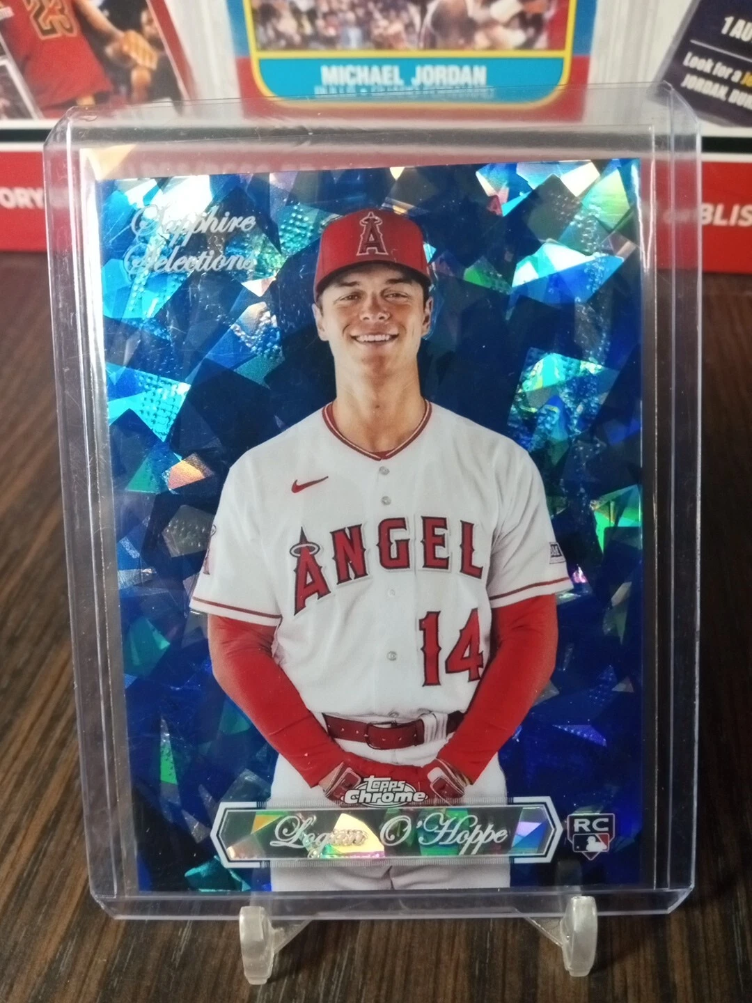 2023 Topps Chrome Update Sapphire Logan O’Hoppe RC #SS-14 Sapphire Selections SP