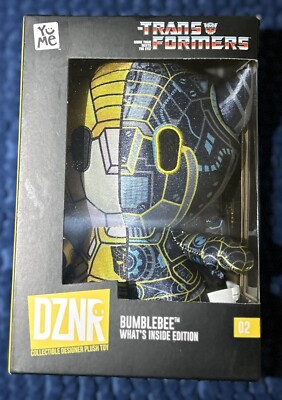  NEW DZNR Transformers BUMBLEBEE PLUSH, 7in, External & Internal Workings Print
