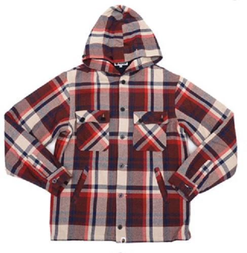 A BATHING APE (BAPE) Giacca BAPE NUOVO DI ZECCA XL autentica rara giacca Bape Perkernel Love Gene Check XL