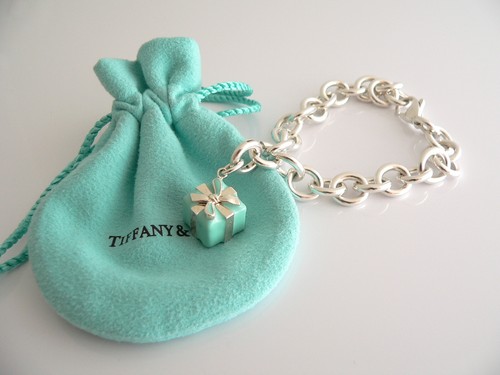 Tiffany \u0026 Co Silver Blue Enamel Gift 