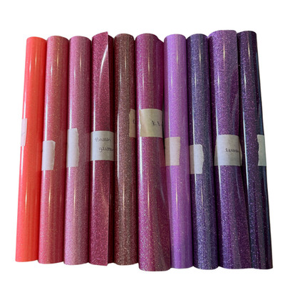 Siser Glitter HTV 12'' x 20'' Sheets Assorted Colors Heat Transfer Vinyl Pack