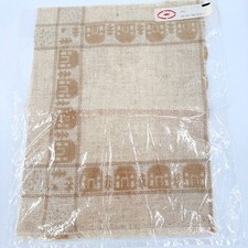 Vintage Ginnie Thompson Cross Stitch Needlepoint Pillow Panel Fabric 18 ct New