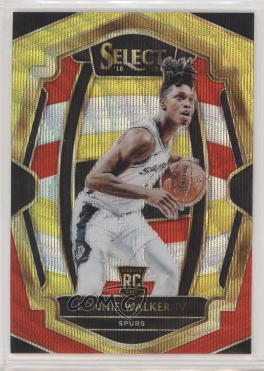 2018-19 Panini Select Premier Level Tri-Color Prizm Lonnie Walker IV #174 zk3