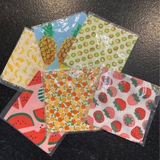 Dog Bandanas Summer Fun Fruit Theme for Large Dog 6 Bandanas 17  x25  