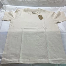 BRONSON MFG. CO. Loopwheel Tubular Athletic T-Shirt large apricot color
