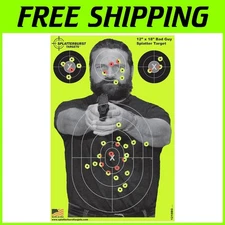 High-Visibility Shooting Targets - 12x18 Inch - Pack of 50
