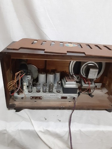 National Vacuum Tube Radio Antique Retro Radio AM Operation Confirmed JAPAN JP - Picture 7 of 10