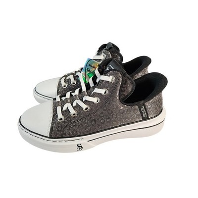 Skechers Snoop Dogg Slip-ins Womens 9 Black Metallic Leopard