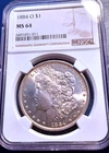 1884-O NGC MS64 Morgan Dollar