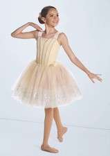 Weissman Style 17418 Sonata For Two Pianos Tutu Dance Ballet Size IC 7/8