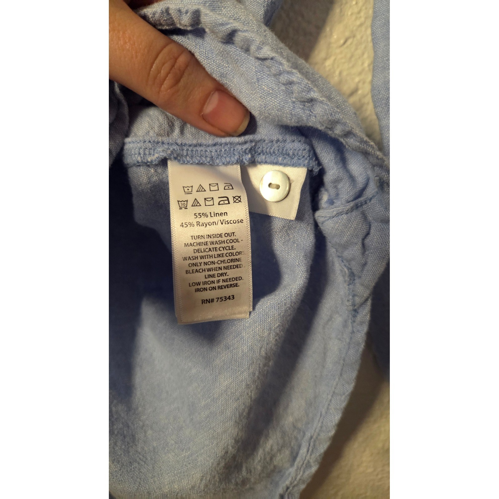 Joie Elevated Basic Linen Blend Button Front Blou… - image 4