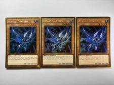 3 x Assault Wyvern MVP1-ENG03 Gold Rare 1st Edition YuGiOh Playset NM