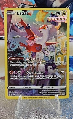 Pokemon Latias GG20/GG70 Crown Zenith Galarian Gallery Full Art Near Mint