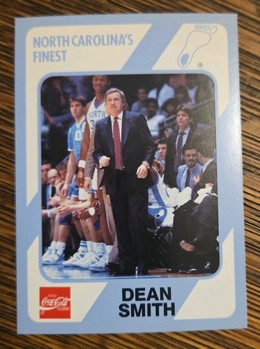 1989 Collegiate Collection North Carolina Dean Smith #6 card