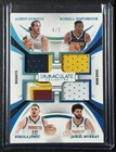 NIKOLA JOKIC MURRAY WESTBROOK GORDON 2024-25 IMMACULATE QUAD GU PRIME PATCH 4/5
