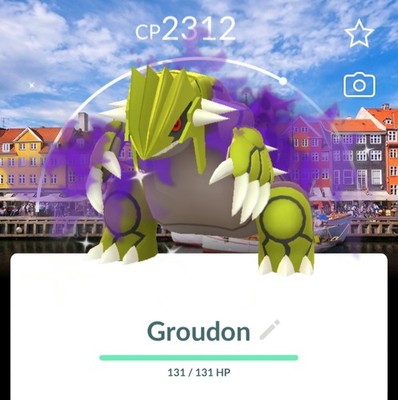 Pokemon  Shiny Groudon Copenhagen Background 3Skill TRA-DE GO Go Fest 2026 