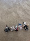 - Porcelain Clown Dolls - Lot of 5