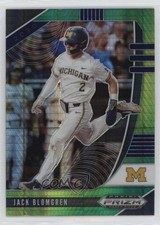 2020 Panini Prizm Draft Picks Green & Yellow Hyper Jack Blomgren #PDP140 0q3