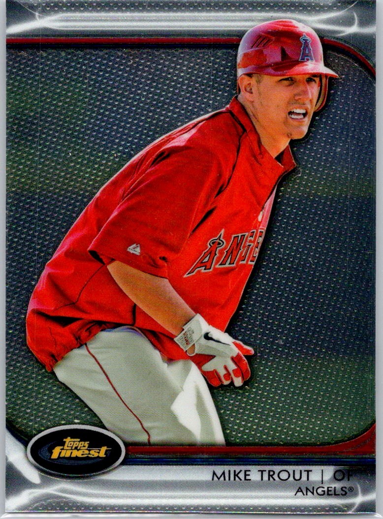 2012 Topps Finest #78 Mike Trout Los Angeles Angels